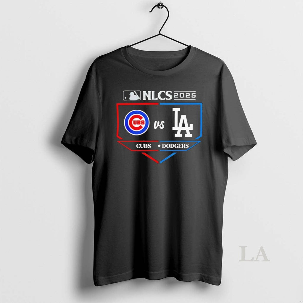 Original Chicago Cubs Vs Los Angeles Dodgers 2025 - Adult & Kids T-Shirts, Sweatshirts & Hoodies apparel design preview 1