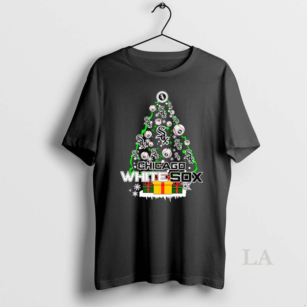 Original Chicago White Sox Christmas Tree - Adult & Kids T-Shirts, Sweatshirts & Hoodies apparel design preview 1