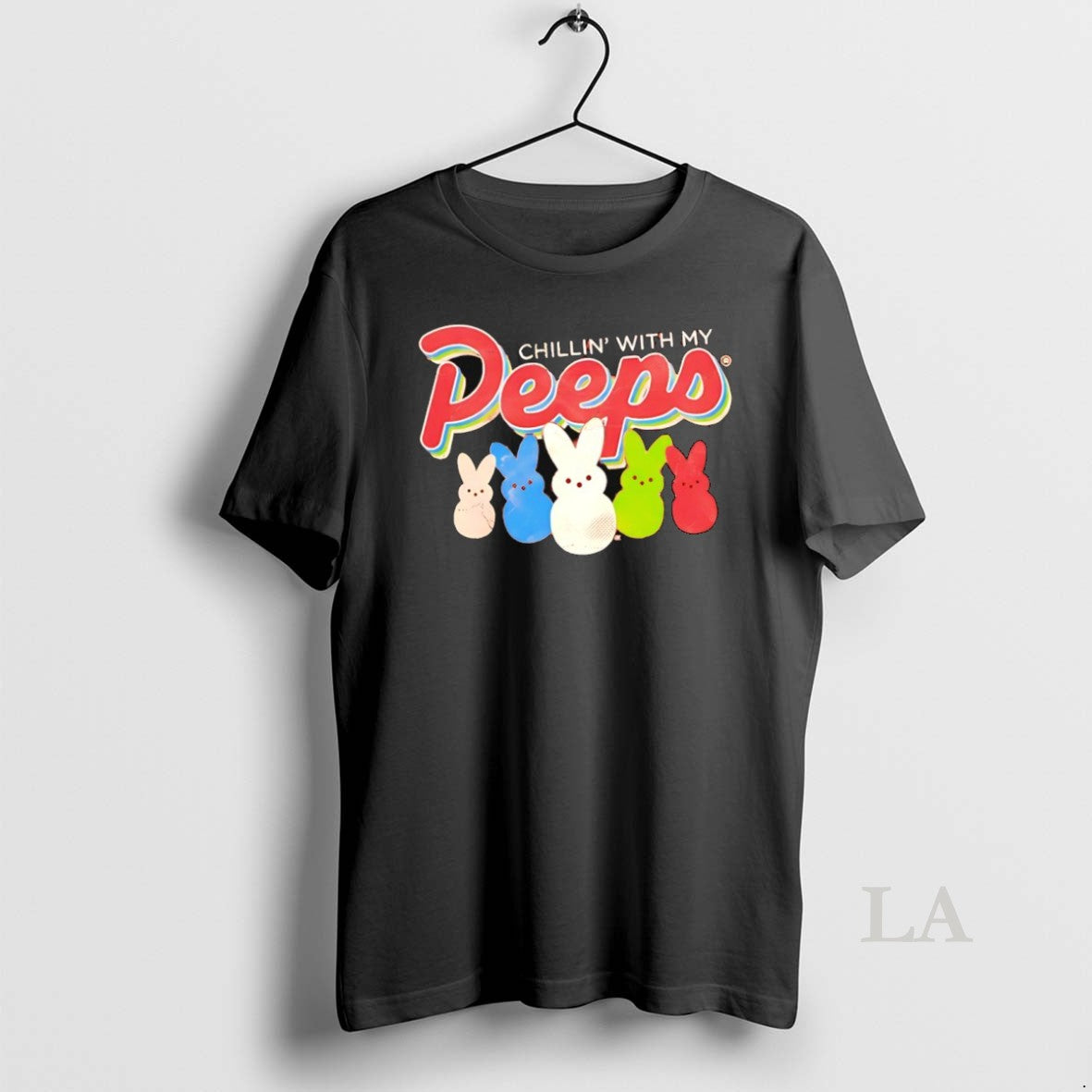 Original Chillin With My Peeps Easter Egg - Adult & Kids T-Shirts, Sweatshirts & Hoodies apparel design preview 1
