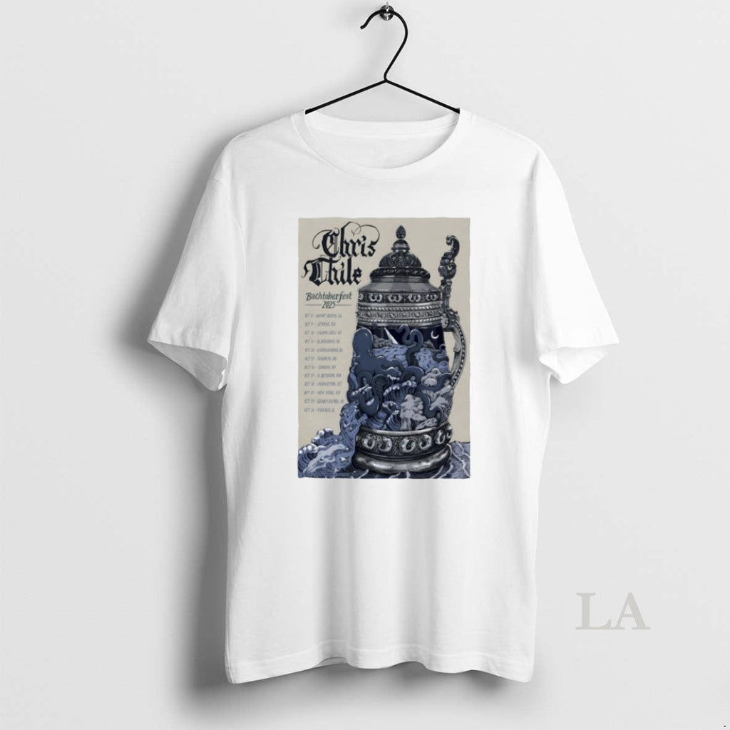 Original Chris Thile Bachtoberfest 2025 Posters - Adult & Kids T-Shirts, Sweatshirts & Hoodies apparel design preview 1