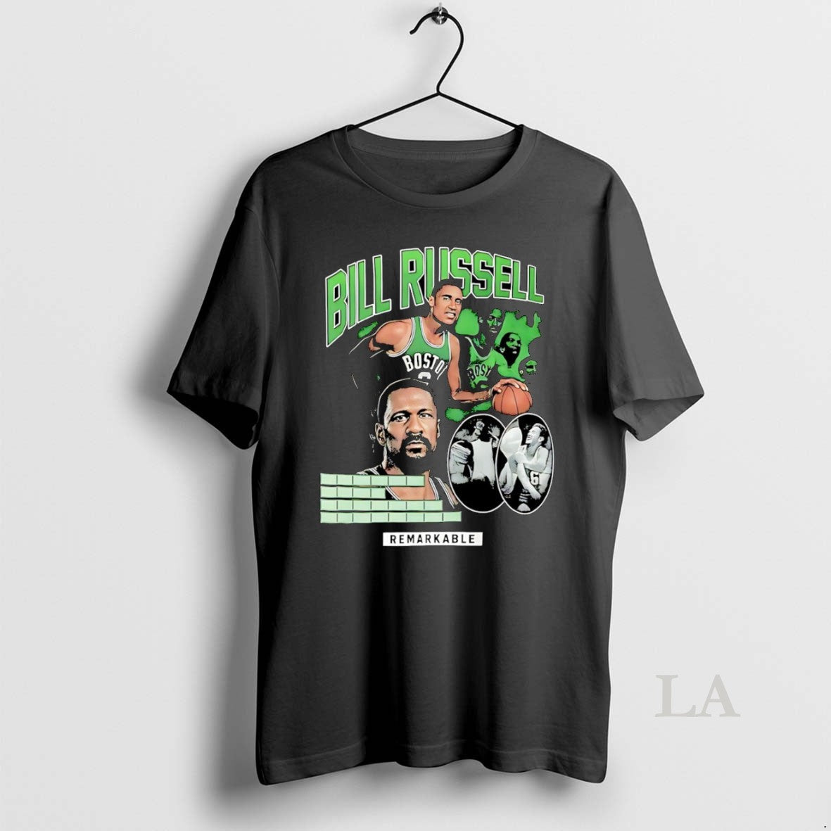 Original Christian Gonzalez Bill Russell Boston - Adult & Kids T-Shirts, Sweatshirts & Hoodies apparel design preview 1