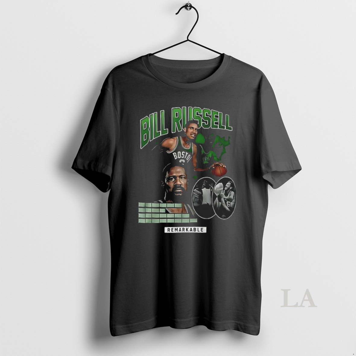 Original Christian Gonzalez Bill Russell Boston - Adult & Kids T-Shirts, Sweatshirts & Hoodies apparel design preview 1