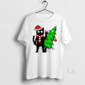 Original Christmas Cat Black Tree - Adult & Kids T-Shirts, Sweatshirts & Hoodies apparel design preview 1