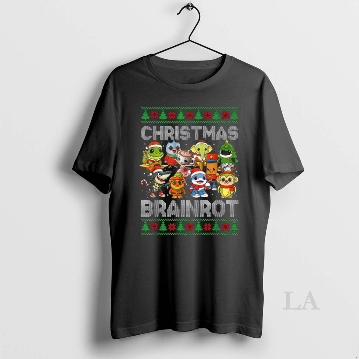 Original Christmas Italian Brain Rot Brainrot - Adult & Kids T-Shirts, Sweatshirts & Hoodies apparel design preview 1