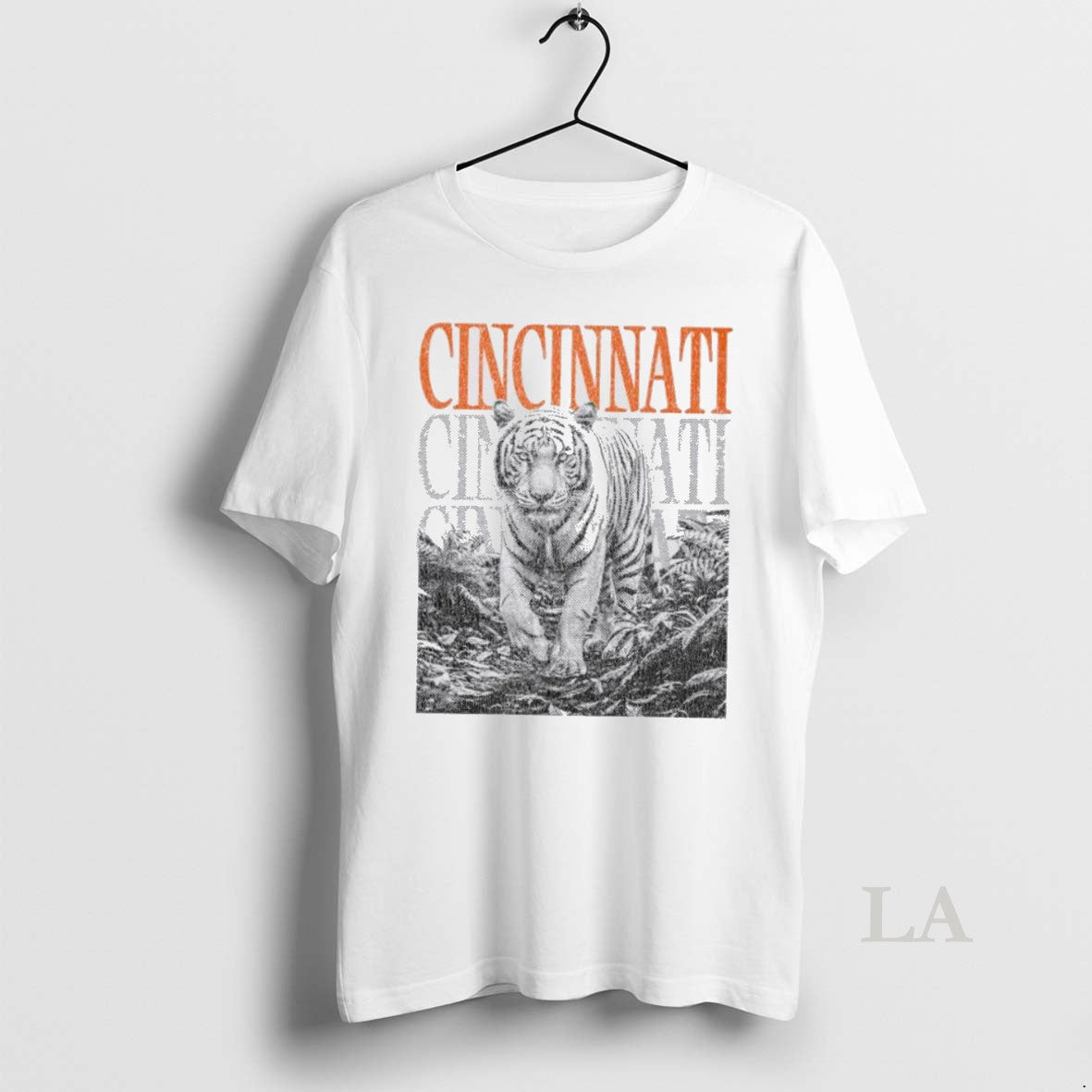 Original Cincinnati Cyclones Jungle Vibes White Tiger - Adult & Kids T-Shirts, Sweatshirts & Hoodies apparel design preview 1