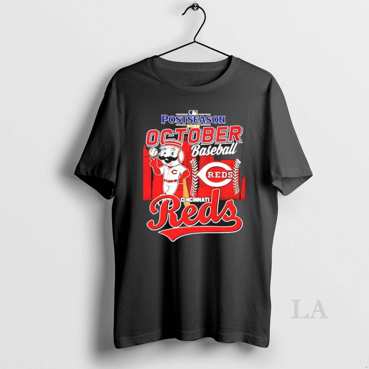 Original Cincinnati Reds Mlb October Baseball - Adult & Kids T-Shirts, Sweatshirts & Hoodies apparel design preview 1