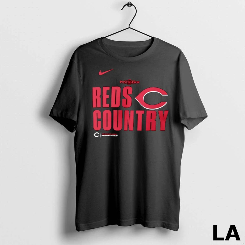 Original Cincinnati Reds Baseball Country Postseason - Adult & Kids T-Shirts, Sweatshirts & Hoodies apparel design preview 1