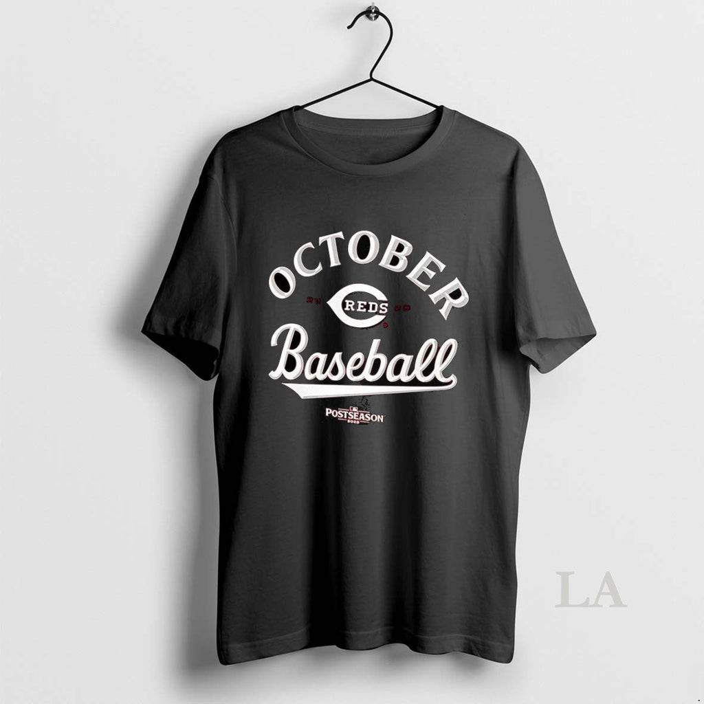 Original Cincinnati Reds Baseball Red October - Adult & Kids T-Shirts, Sweatshirts & Hoodies apparel design preview 1