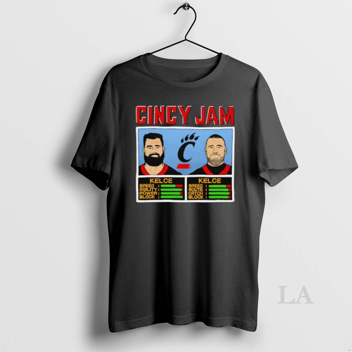 Original Cincy Jam Kelce And Speed Agility Power - Adult & Kids T-Shirts, Sweatshirts & Hoodies apparel design preview 1