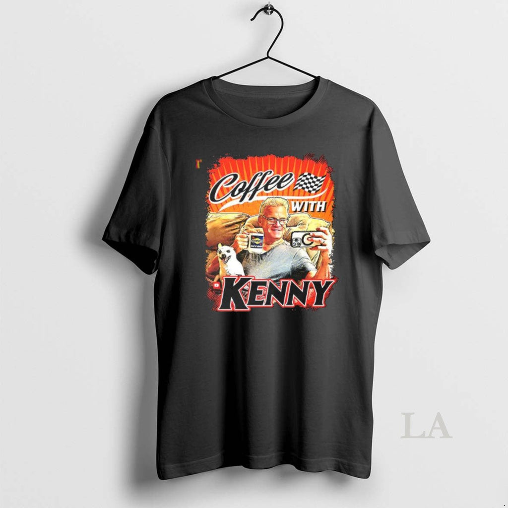 Original Coffee With Kenny Wallace - Adult & Kids T-Shirts, Sweatshirts & Hoodies apparel design preview 1