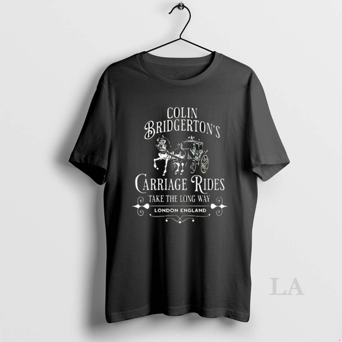 Original Colin Bridgerton Carriage Rides London - Adult & Kids T-Shirts, Sweatshirts & Hoodies apparel design preview 1