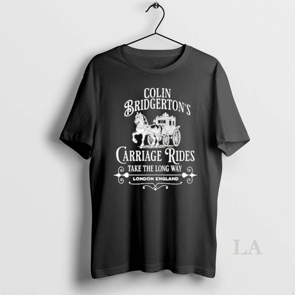 Original Colin Bridgerton Carriage Rides London - Adult & Kids T-Shirts, Sweatshirts & Hoodies apparel design preview 1