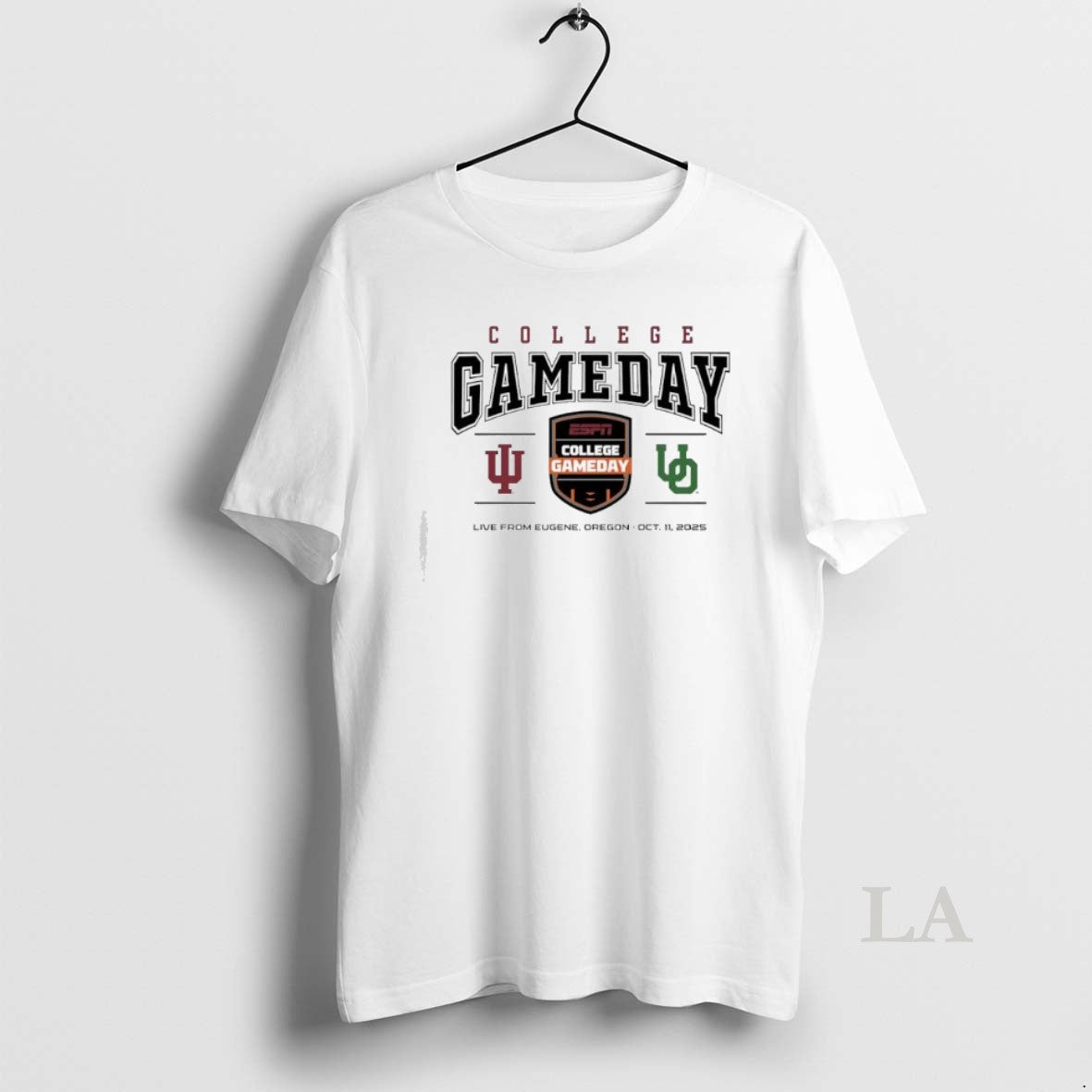 Original College Gameday Indiana Vs Oregon Live From - Adult & Kids T-Shirts, Sweatshirts & Hoodies apparel design preview 1