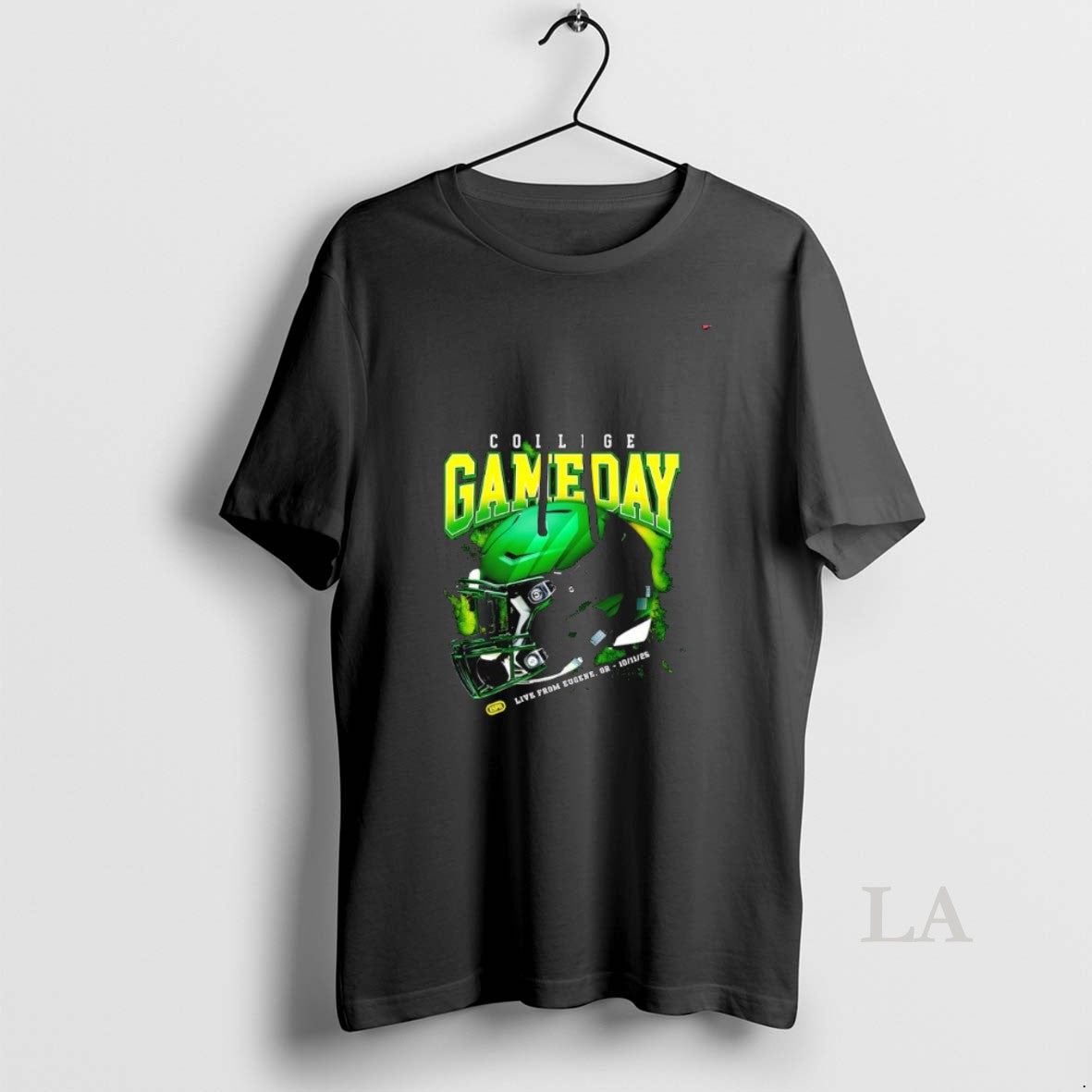 Original College Gameday Green Football Helmet - Adult & Kids T-Shirts, Sweatshirts & Hoodies apparel design preview 1