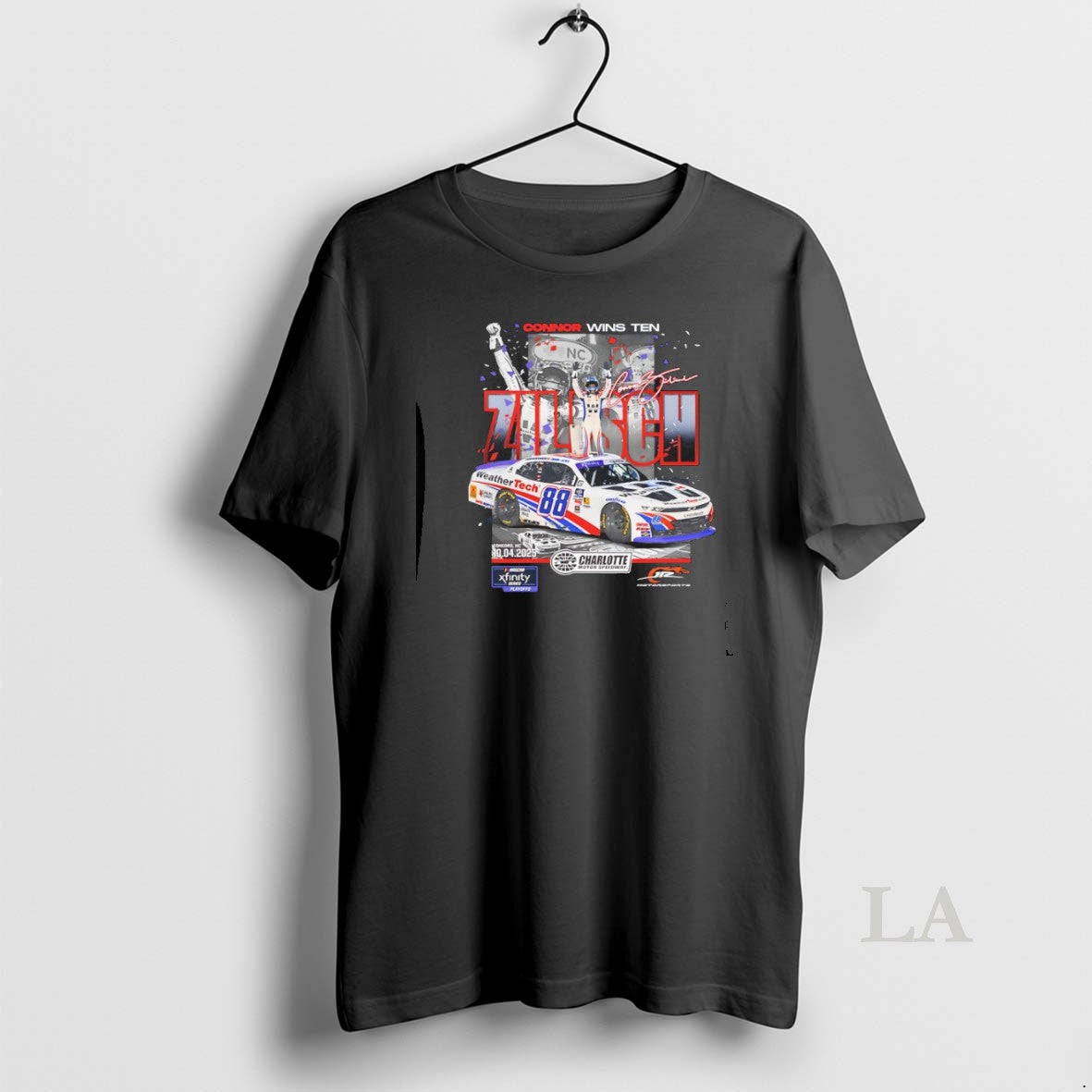 Original Connor Zilisch Wins Ten 2025 10th Victory Of - Adult & Kids T-Shirts, Sweatshirts & Hoodies apparel design preview 1