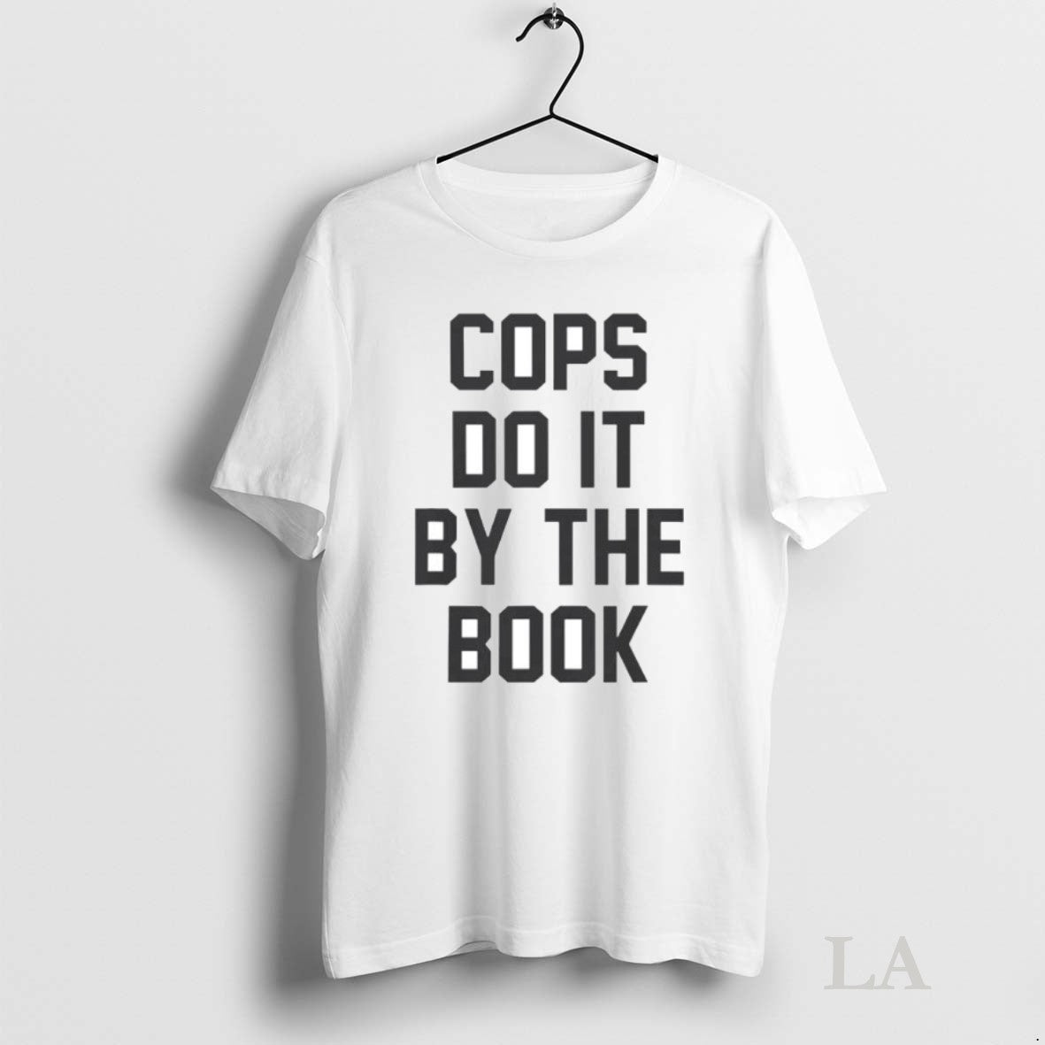 Original Cops Do It By The Book Ornaments - Adult & Kids T-Shirts, Sweatshirts & Hoodies apparel design preview 1
