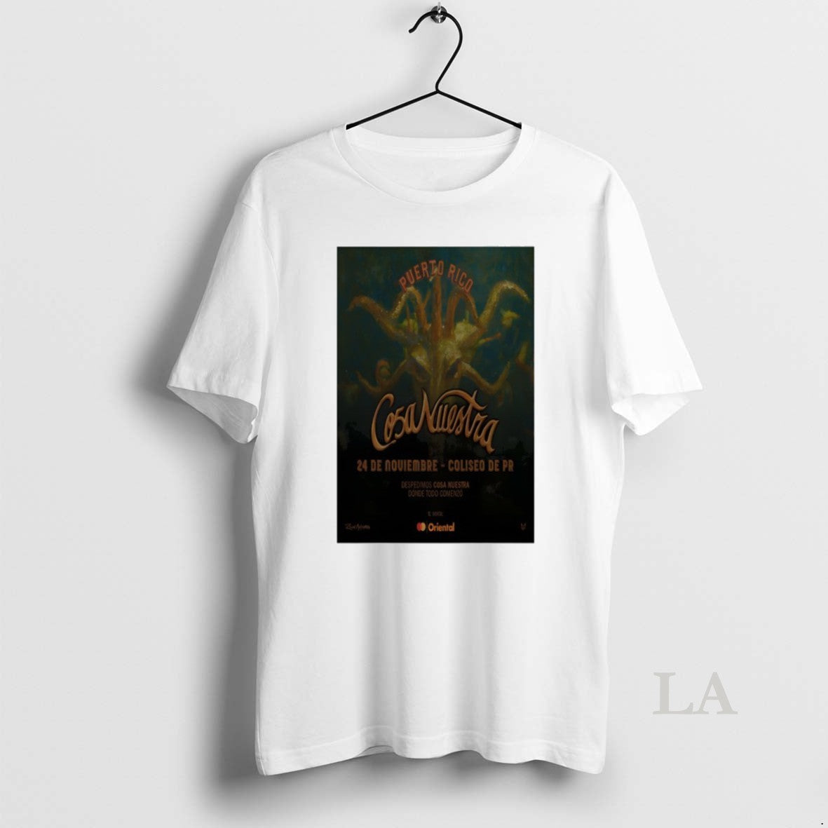 Original Cosa Nuestra Nov 24 2025 Coliseo De Pr - Adult & Kids T-Shirts, Sweatshirts & Hoodies apparel design preview 1
