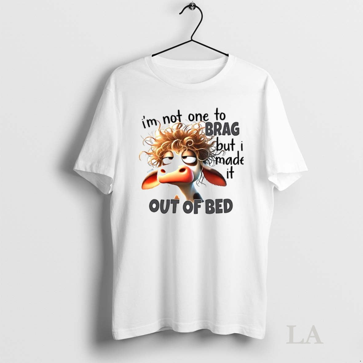 Original Cow Im Not One To Brag But I Made It Out Of - Adult & Kids T-Shirts, Sweatshirts & Hoodies apparel design preview 1