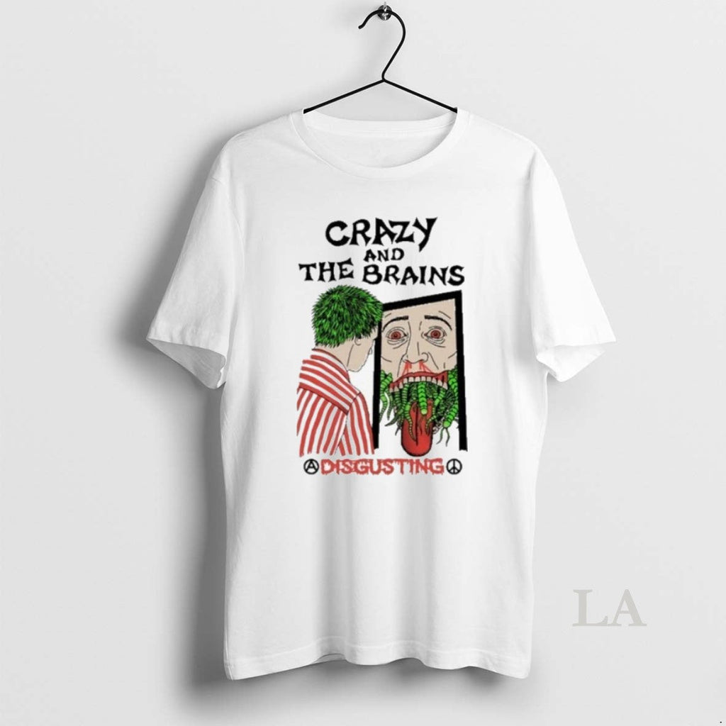 Original Crazy And The Brains Disgusting 2025 - Adult & Kids T-Shirts, Sweatshirts & Hoodies apparel design preview 1