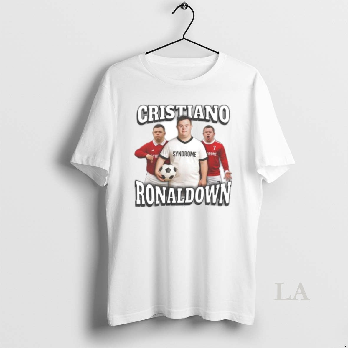 Original Cristiano Ronaldown Down Syndrome X Ronaldo - Adult & Kids T-Shirts, Sweatshirts & Hoodies apparel design preview 1