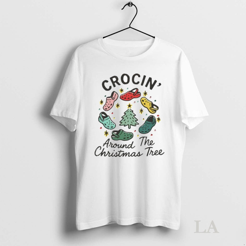 Original Crocin Around The Christmas Tree Ornaments - Adult & Kids T-Shirts, Sweatshirts & Hoodies apparel design preview 1