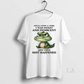 Original Crocodile Once Upon A Time I Was Sweet And - Adult & Kids T-Shirts, Sweatshirts & Hoodies apparel design preview 1