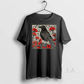 Original Crow Folk Art Ceramic And Classic Dad Cap - Adult & Kids T-Shirts, Sweatshirts & Hoodies apparel design preview 1