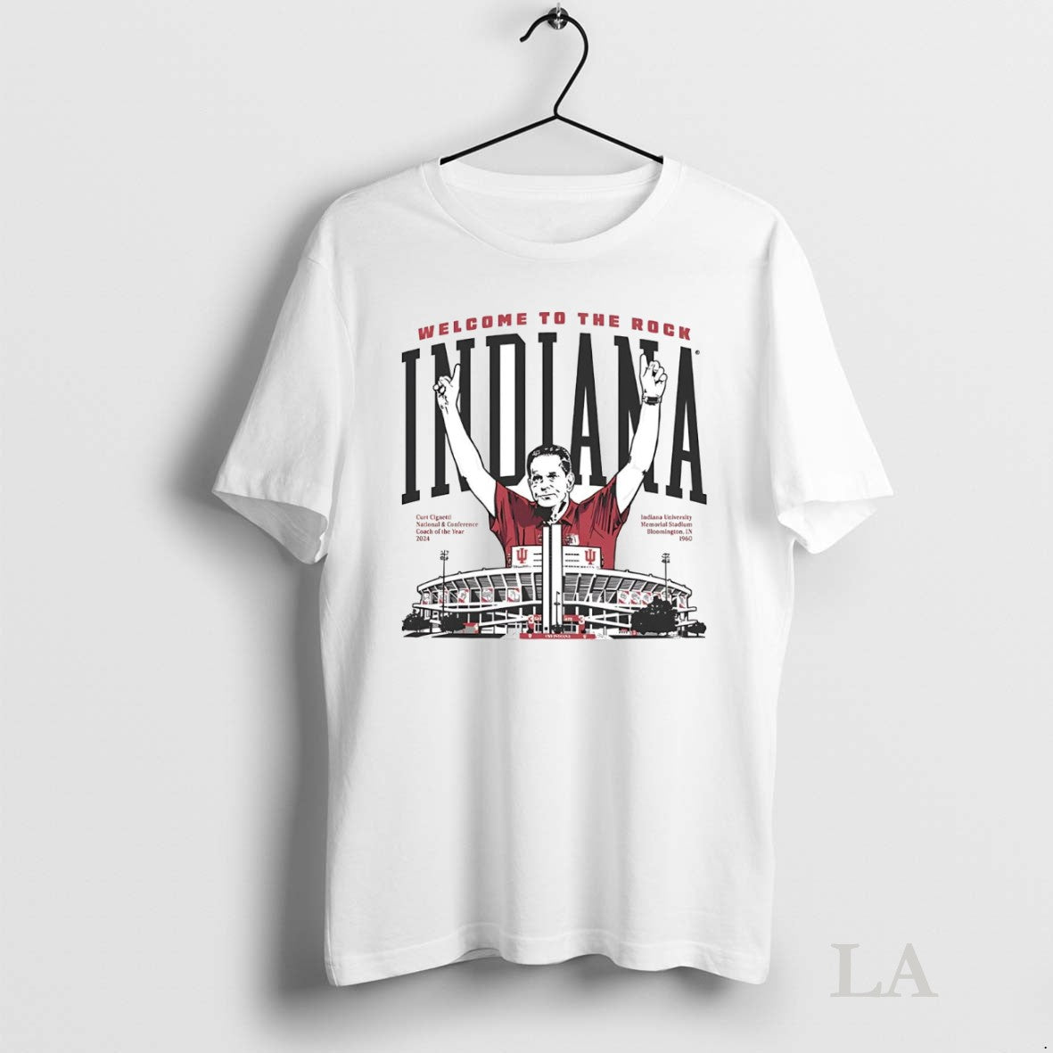 Original Curt Cignetti Welcome To The Rock Indiana - Adult & Kids T-Shirts, Sweatshirts & Hoodies apparel design preview 1