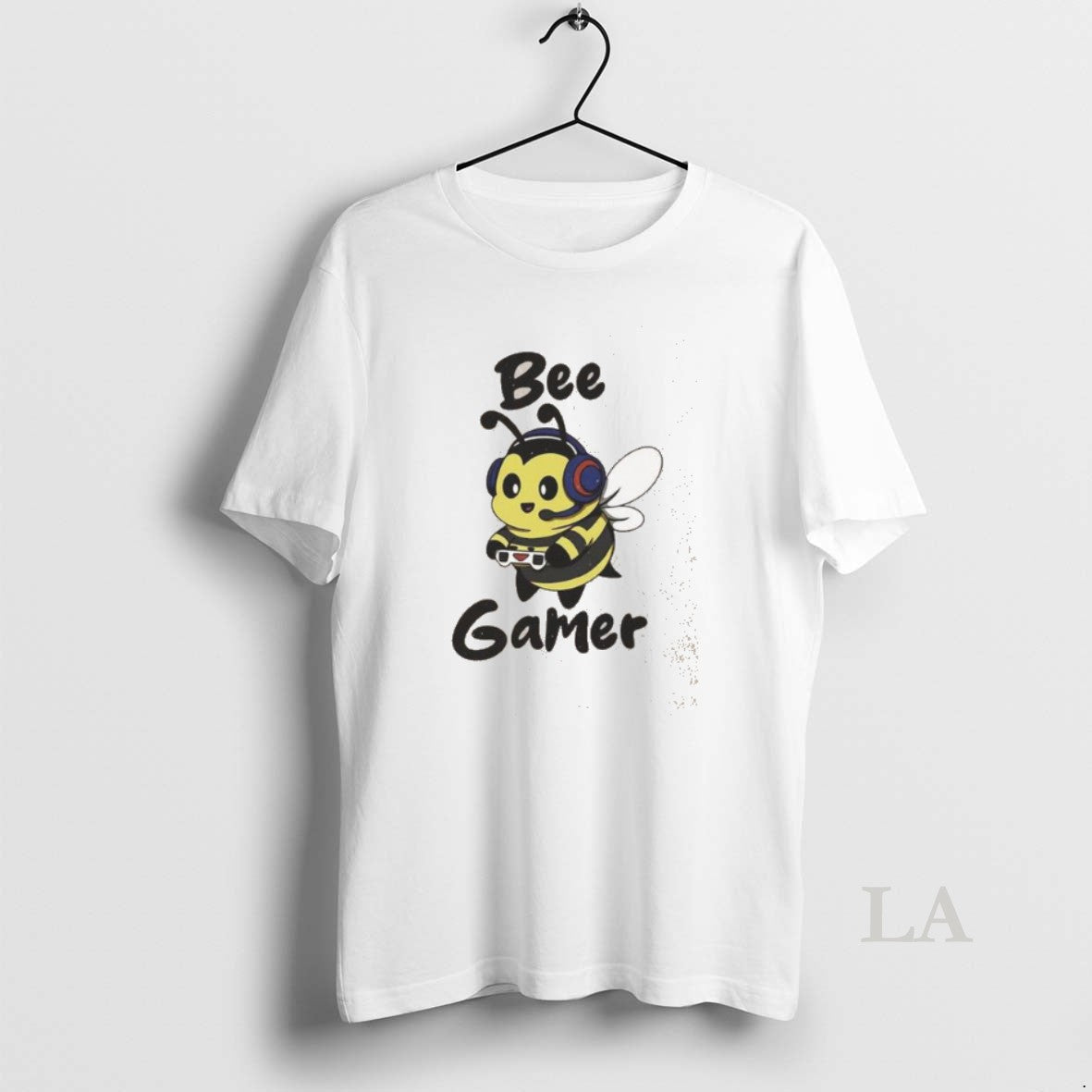 Original Cute Bee Gamer Washed - Adult & Kids T-Shirts, Sweatshirts & Hoodies apparel design preview 1