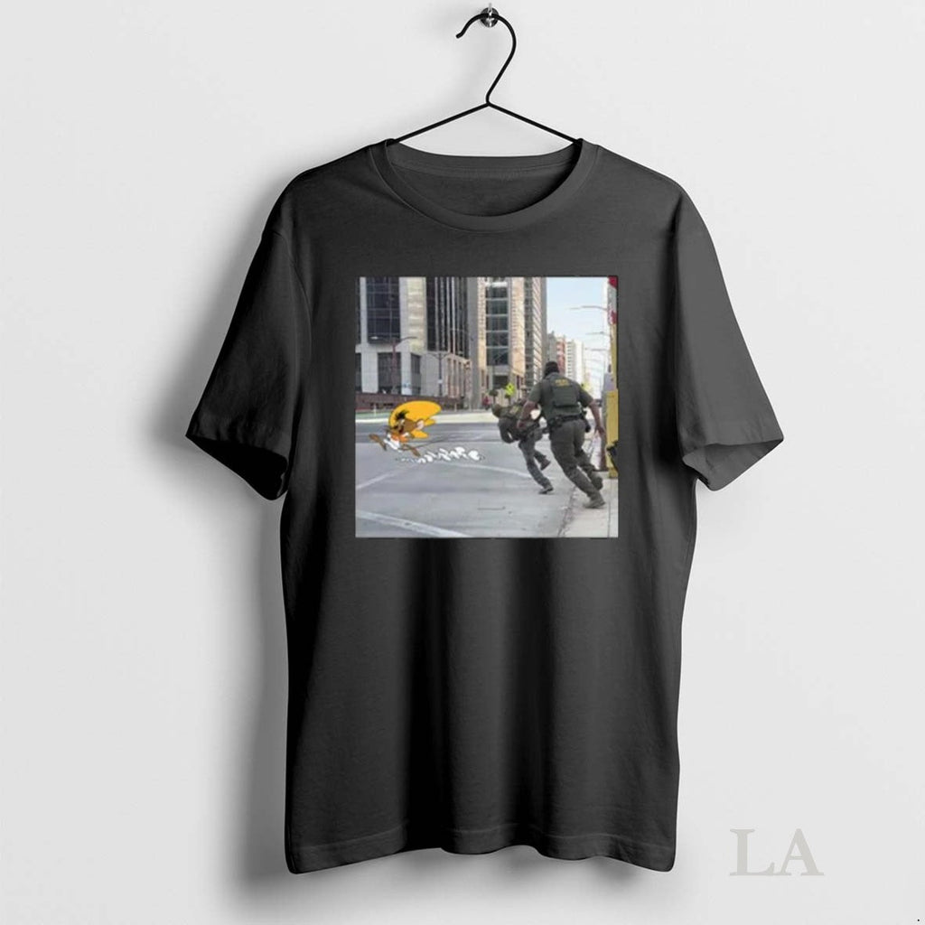 Original Cyclist Taunting Ice Agents Long Sleve - Adult & Kids T-Shirts, Sweatshirts & Hoodies apparel design preview 1