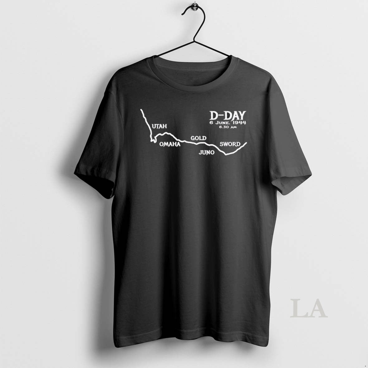 Original D Day Utah Omaha Gold Juno Sword 6 June 1944 - Adult & Kids T-Shirts, Sweatshirts & Hoodies apparel design preview 1