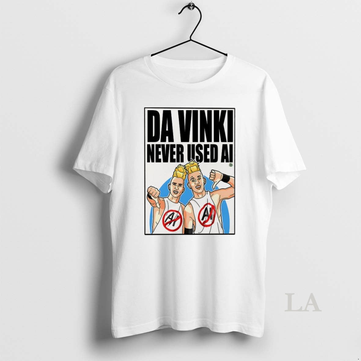 Original Da Vinki Never Used Ai - Adult & Kids T-Shirts, Sweatshirts & Hoodies apparel design preview 1