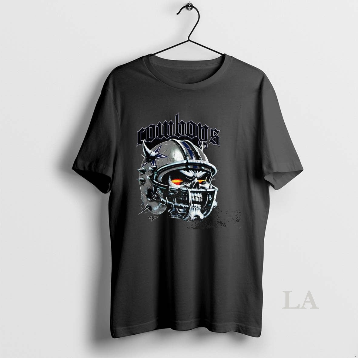 Original Dallas Cowboys Football Skull Helmet - Adult & Kids T-Shirts, Sweatshirts & Hoodies apparel design preview 1