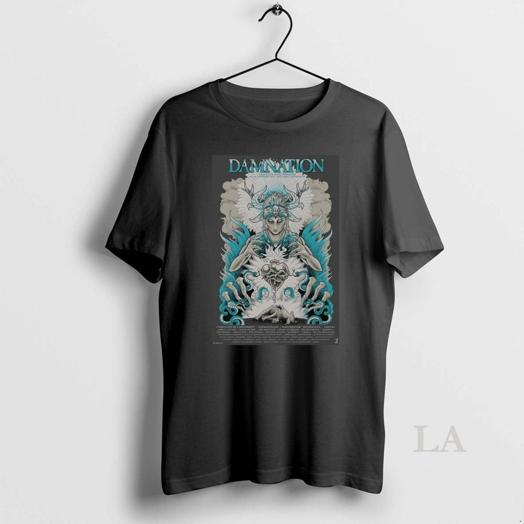 Original Damnation Festival The 20th Anniversary - Adult & Kids T-Shirts, Sweatshirts & Hoodies apparel design preview 1