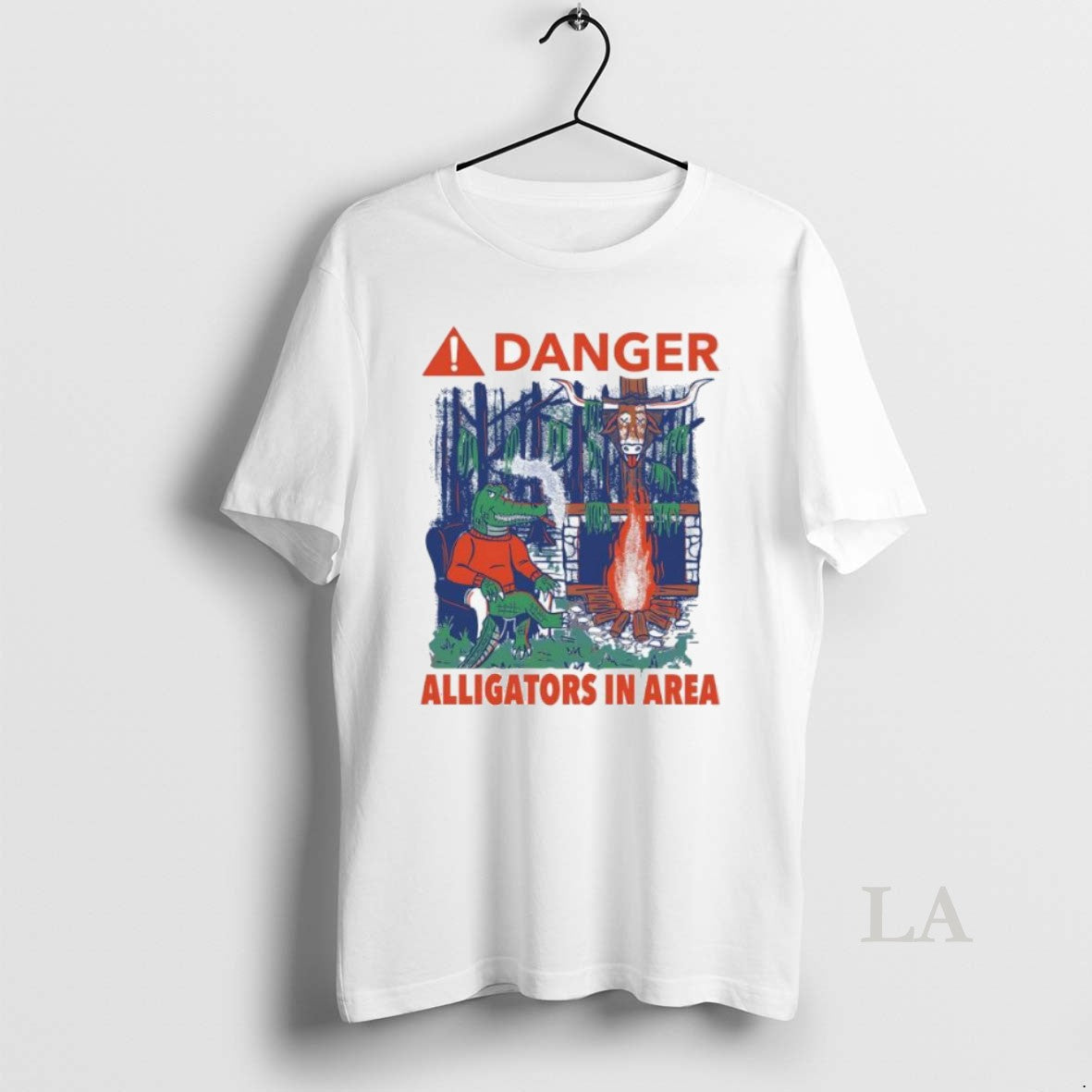 Original Danger Alligators In Area Florida Gators - Adult & Kids T-Shirts, Sweatshirts & Hoodies apparel design preview 1