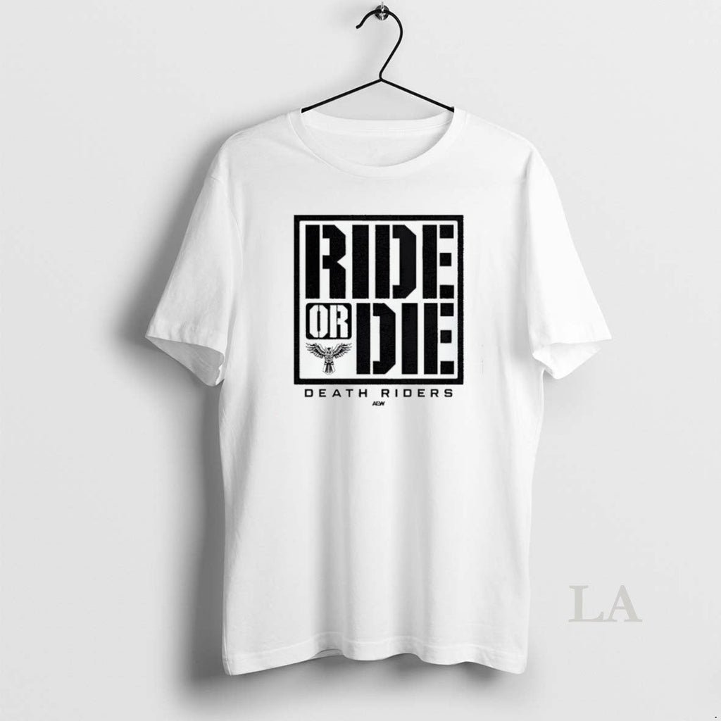 Original Death Riders Ride Or Die Aew Graphic - Adult & Kids T-Shirts, Sweatshirts & Hoodies apparel design preview 1