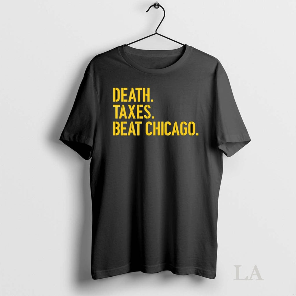 Original Death Taxes Beat Chicago - Adult & Kids T-Shirts, Sweatshirts & Hoodies apparel design preview 1