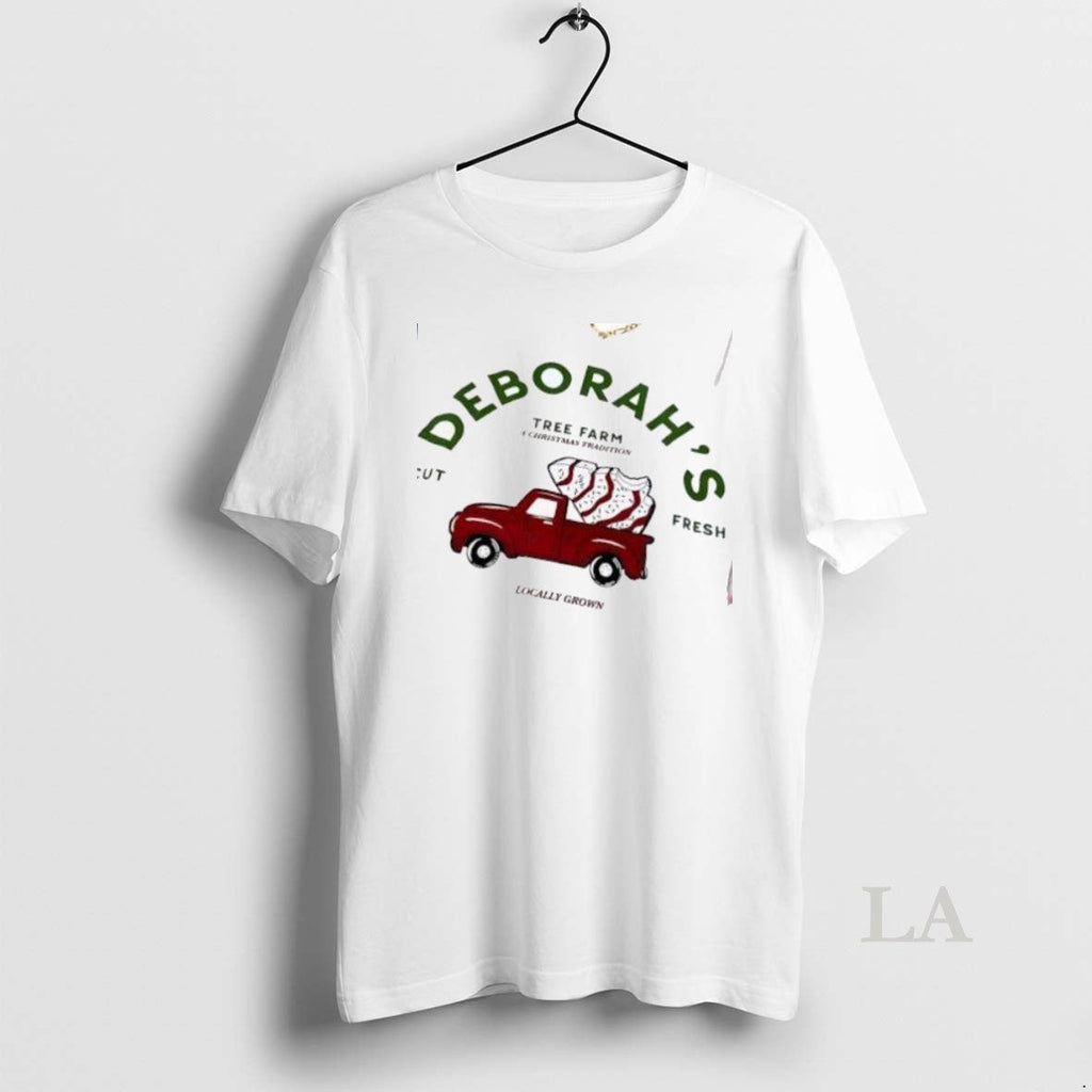 Original Deborahs Tree Farm Cut Fresh Christmas Cake - Adult & Kids T-Shirts, Sweatshirts & Hoodies apparel design preview 1