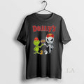 Original Dennys Merch Grinch And Jack Skellington - Adult & Kids T-Shirts, Sweatshirts & Hoodies apparel design preview 1