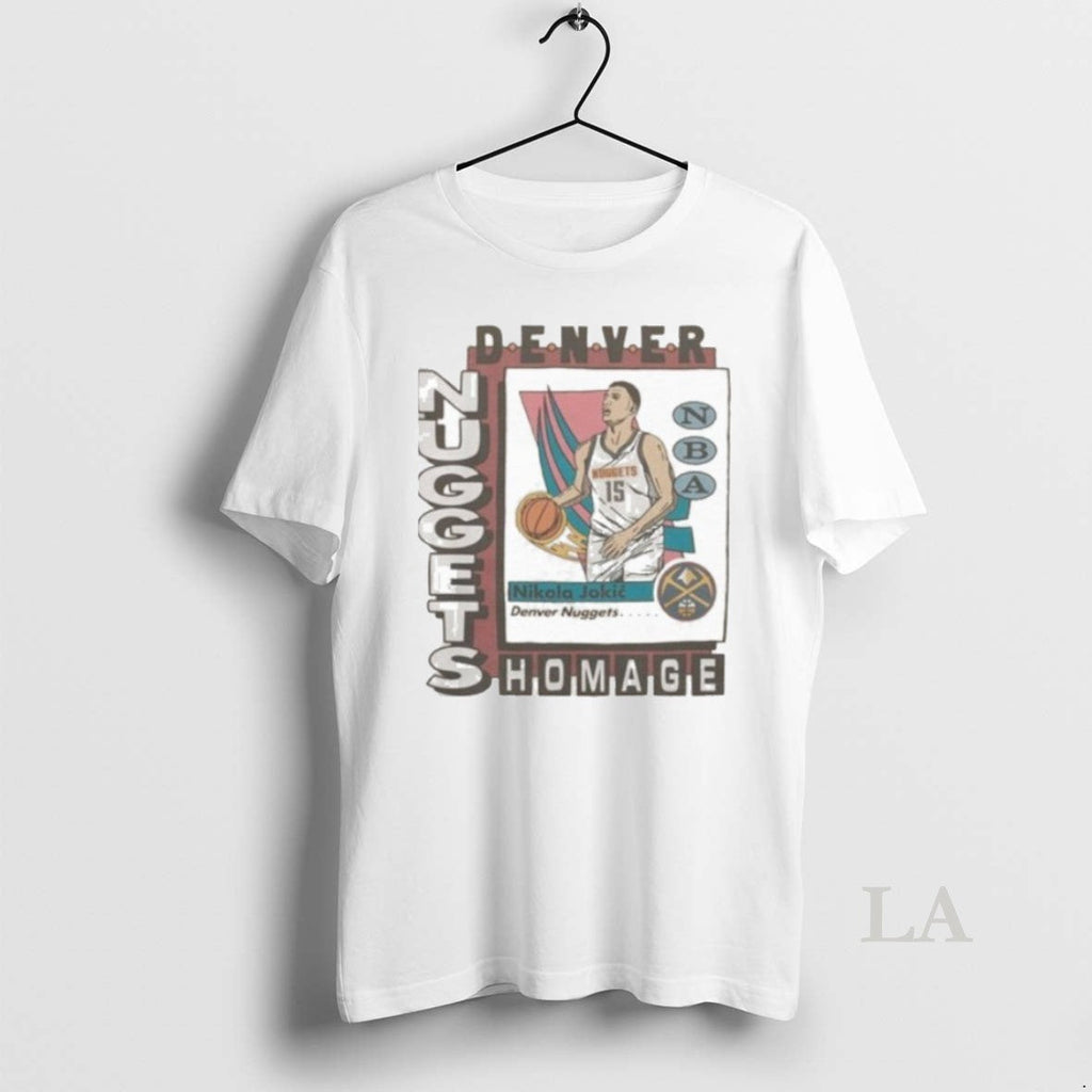 Original Denver Nuggets Trading Card Nikola Jokic - Adult & Kids T-Shirts, Sweatshirts & Hoodies apparel design preview 1