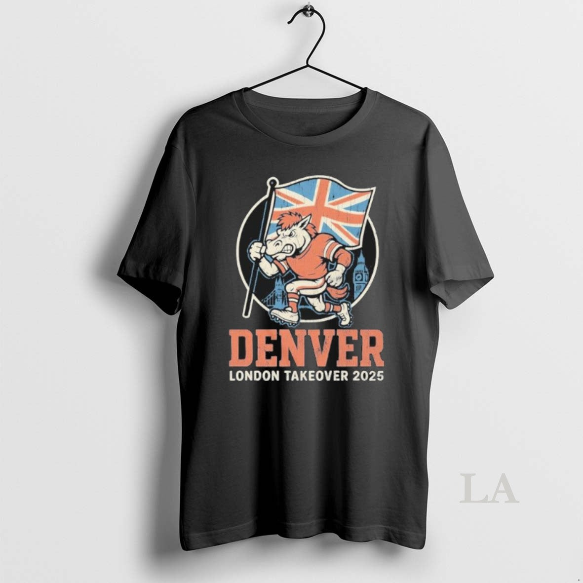 Original Denver X London Game Takeover 2025 Vintage - Adult & Kids T-Shirts, Sweatshirts & Hoodies apparel design preview 1