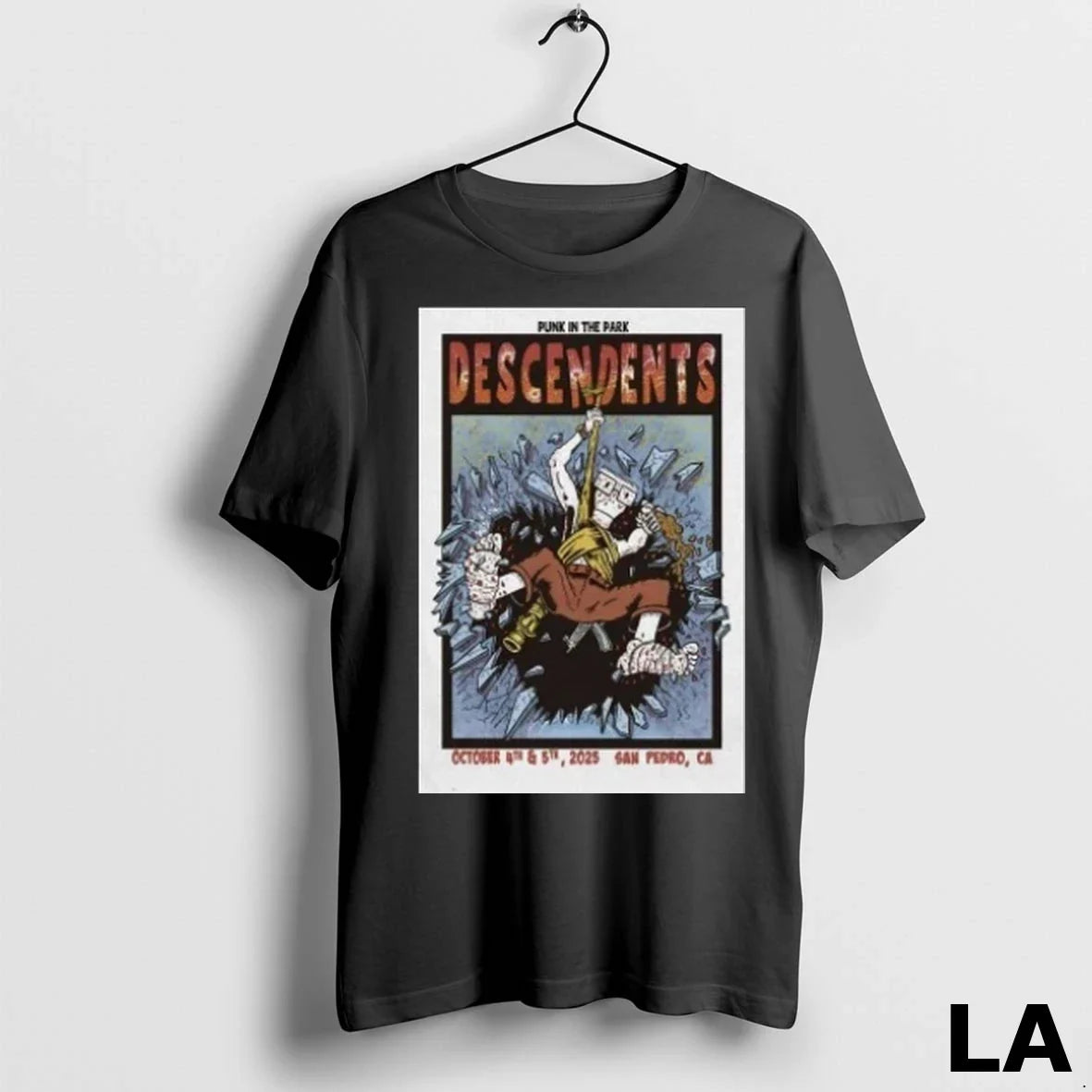 Original Descendents Oct 4 5 2025 Punk In The Park - Adult & Kids T-Shirts, Sweatshirts & Hoodies apparel design preview 1