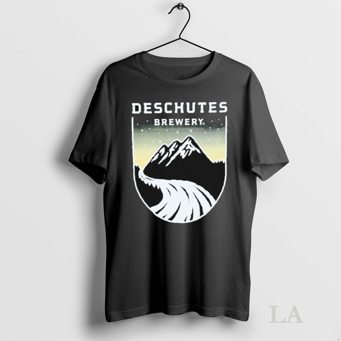 Original Deschutes Brewery Sunset Badge Mountain - Adult & Kids T-Shirts, Sweatshirts & Hoodies apparel design preview 1