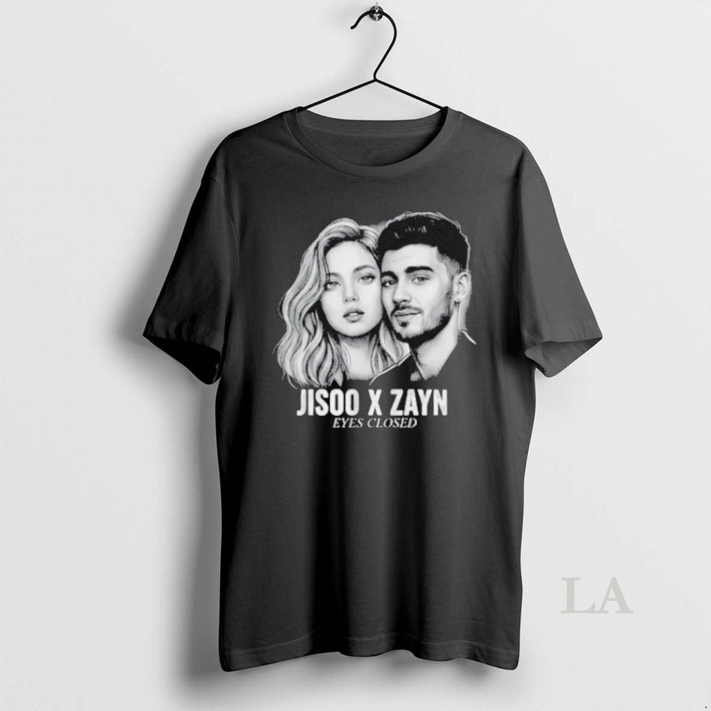 Original Design Jisoo Zayn Eyes Closed 2025 - Adult & Kids T-Shirts, Sweatshirts & Hoodies apparel design preview 1