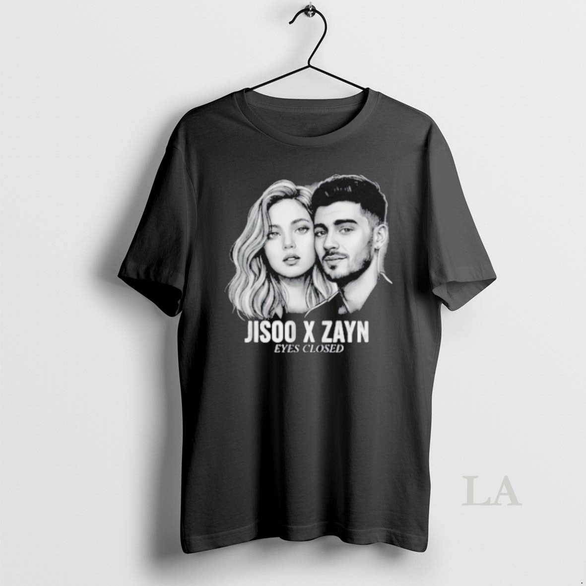 Original Design Jisoo Zayn Eyes Closed 2025 - Adult & Kids T-Shirts, Sweatshirts & Hoodies apparel design preview 1