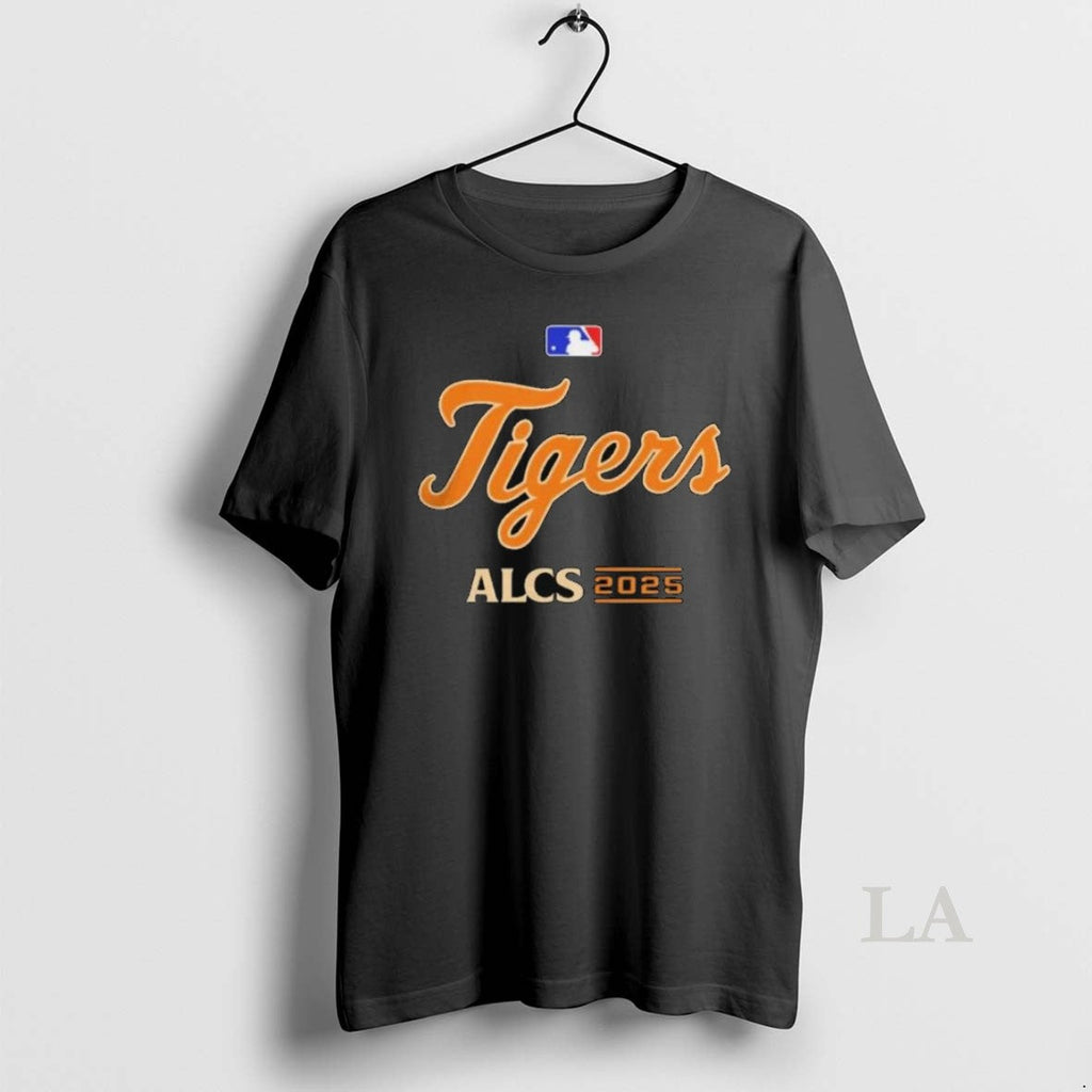 Original Detroit Tigers 2025 Alcs Mlb Postseason Long - Adult & Kids T-Shirts, Sweatshirts & Hoodies apparel design preview 1
