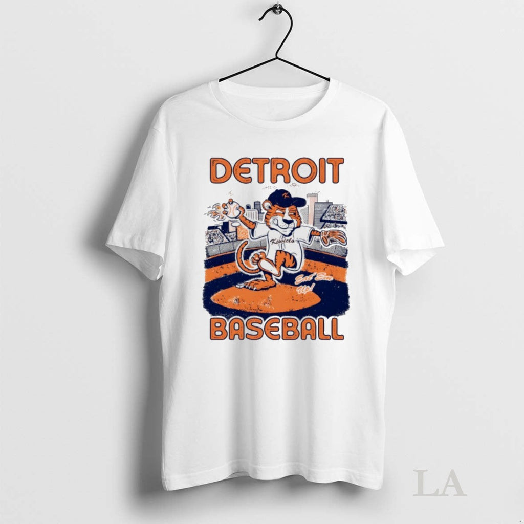 Original Detroit Tigers Baseball Mascot Eat Em Up - Adult & Kids T-Shirts, Sweatshirts & Hoodies apparel design preview 1