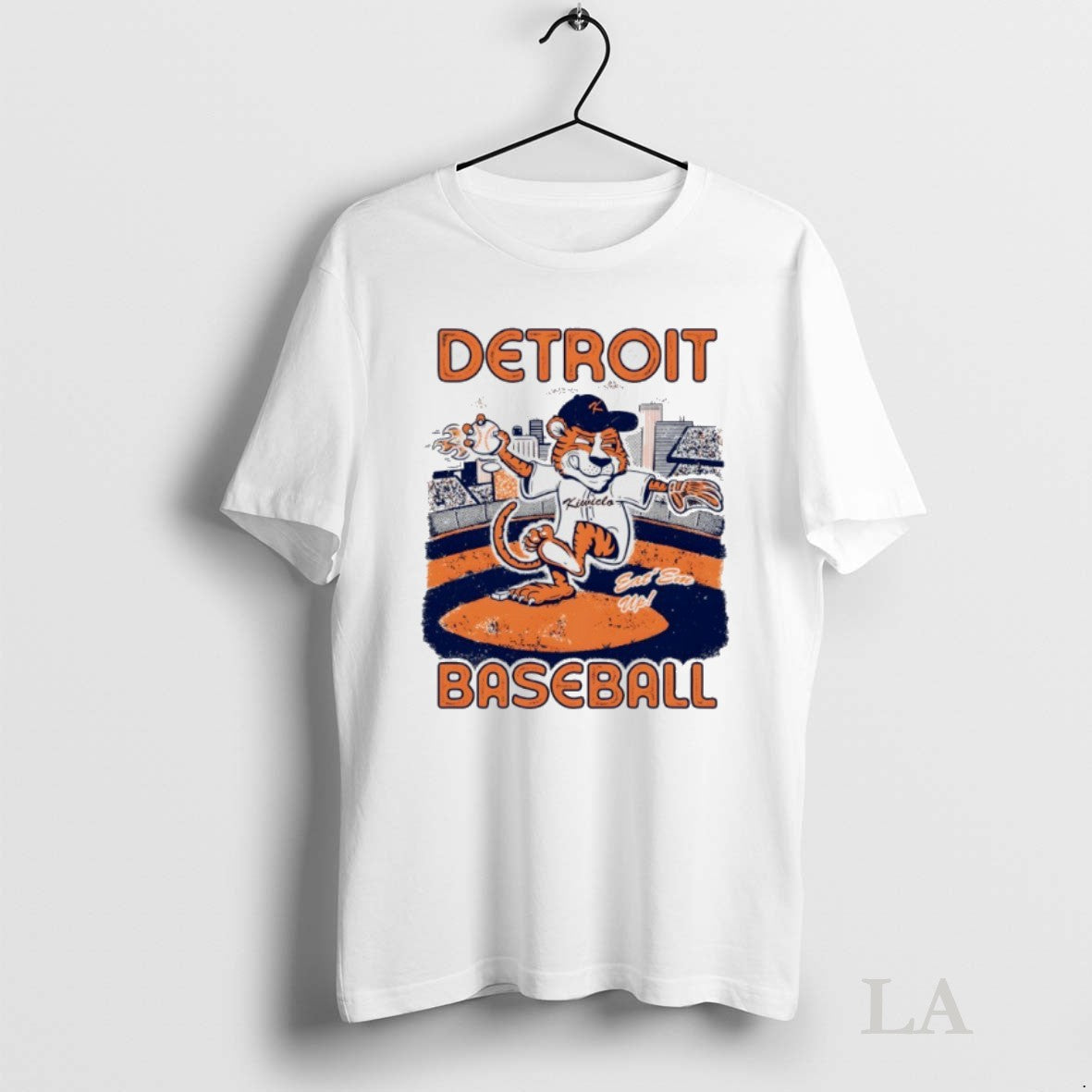 Original Detroit Tigers Baseball Mascot Eat Em Up - Adult & Kids T-Shirts, Sweatshirts & Hoodies apparel design preview 1