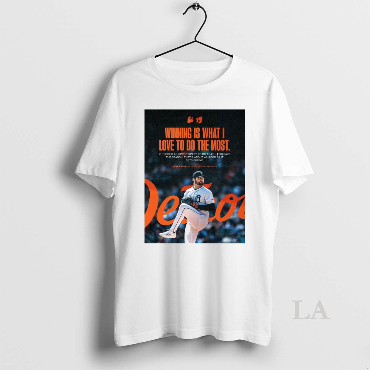 Original Detroit Tigers Winning Is What I Love To Do - Adult & Kids T-Shirts, Sweatshirts & Hoodies apparel design preview 1