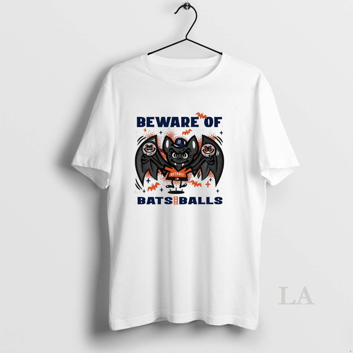Original Detroit Tigers Baseball Beware Of Bats And - Adult & Kids T-Shirts, Sweatshirts & Hoodies apparel design preview 1